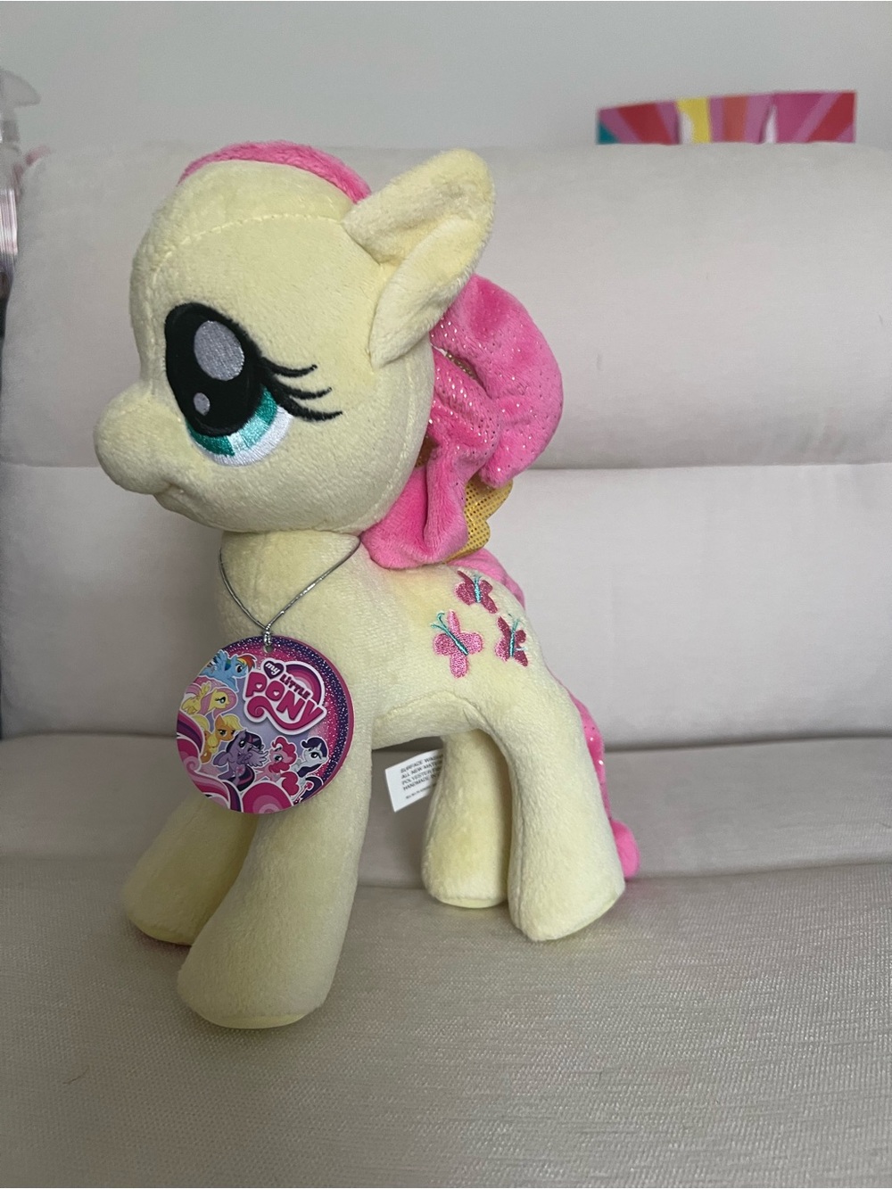 My Little Pony Plush - Yellow Body with Pink Mane